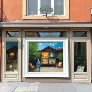 patio wall art mockup example 4
